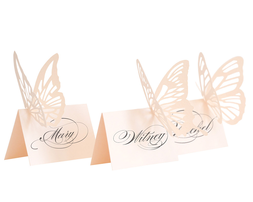 Butterfly Escort Cards