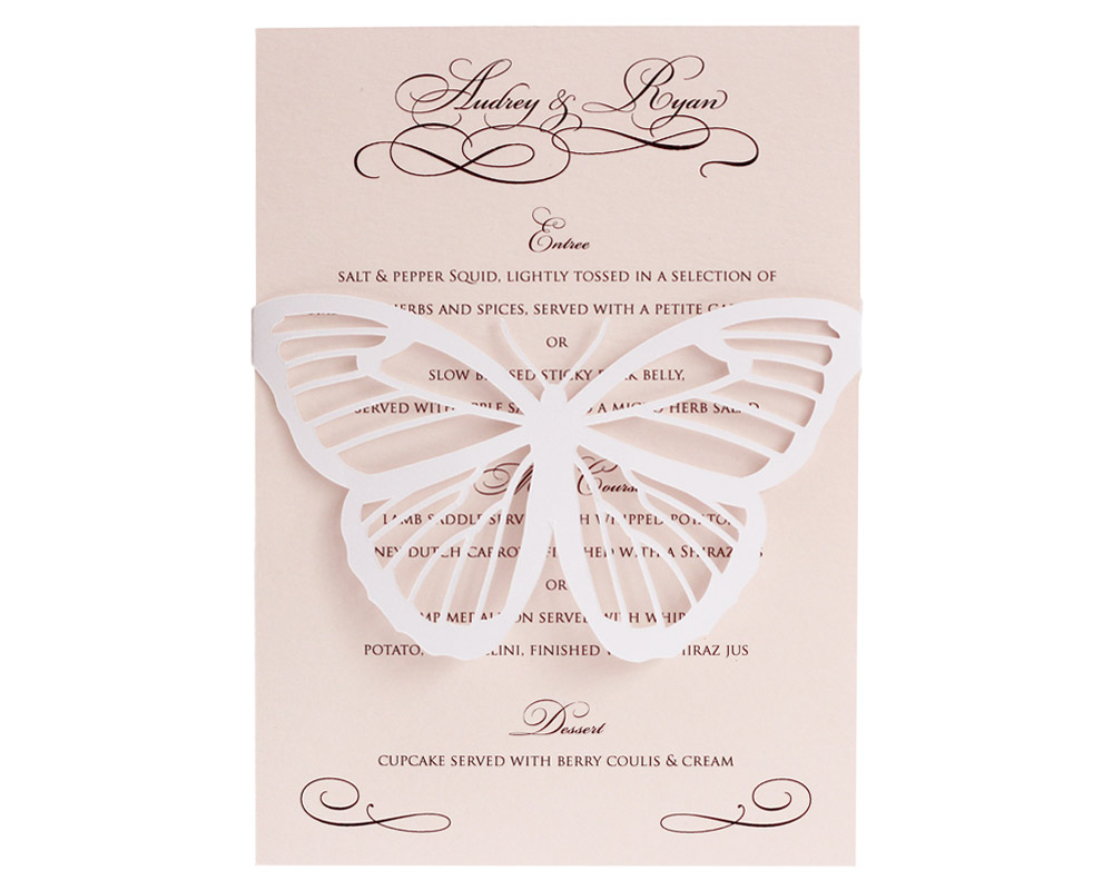 Butterfly Menu Cards