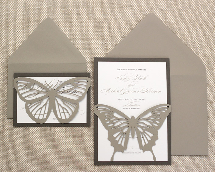 Butterfly RSVP Cards