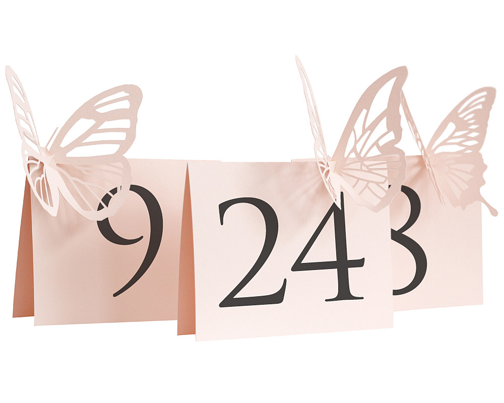 Butterfly Table Numbers
