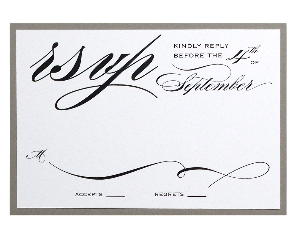 Celtic Knot RSVP Cards