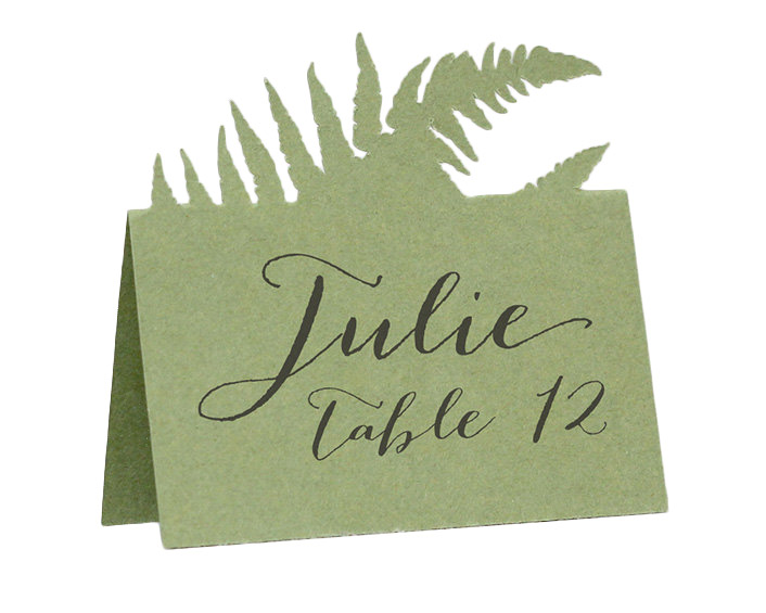 Fern Escort Cards
