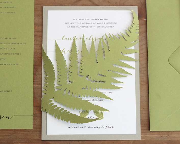 Fern Invitations