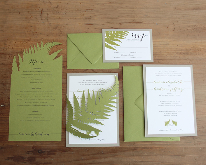 Fern Invitations