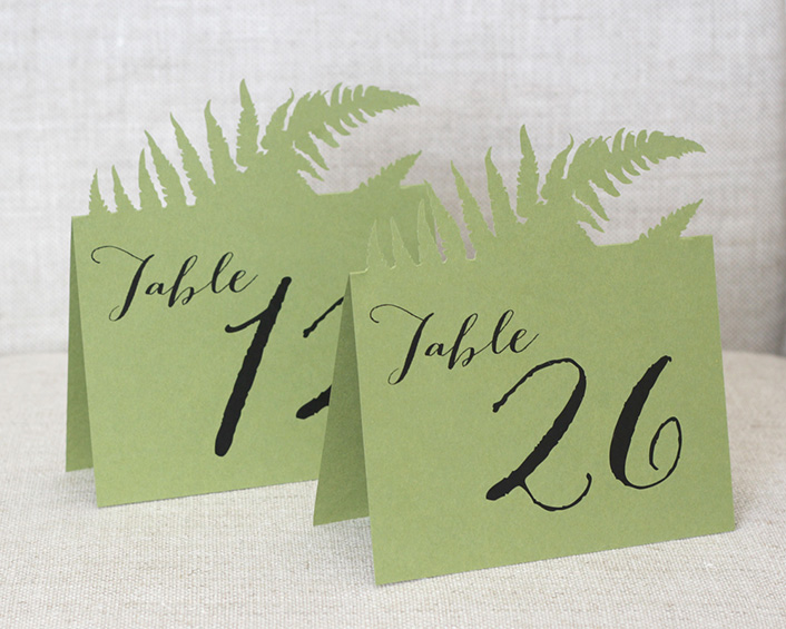 Fern Table Numbers