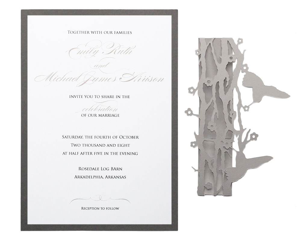 Hummingbird Invitations