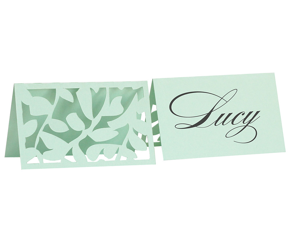 Leaf Lace Escort Cards