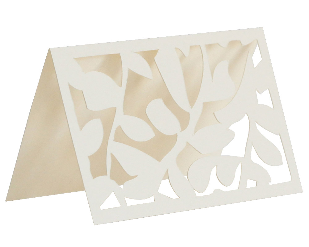 Leaf Lace Escort Cards