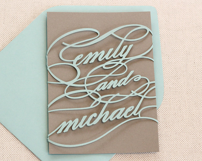 Monogram Invitations