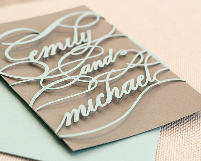 Monogram Invitations