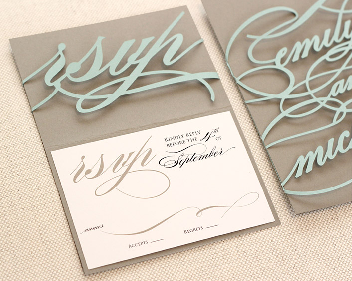 Monogram Invitations