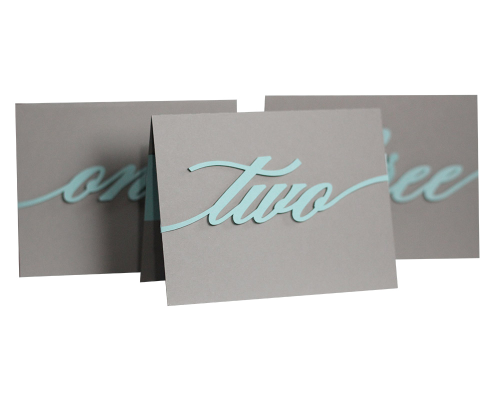 Monogram Table Numbers