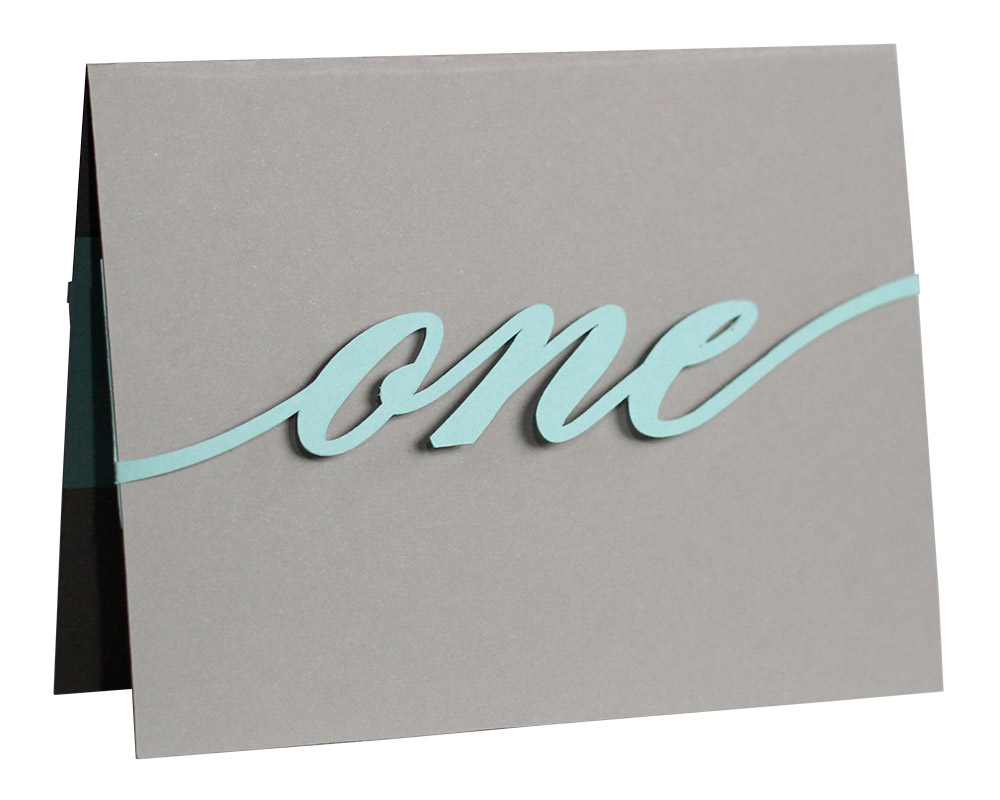Monogram Table Numbers