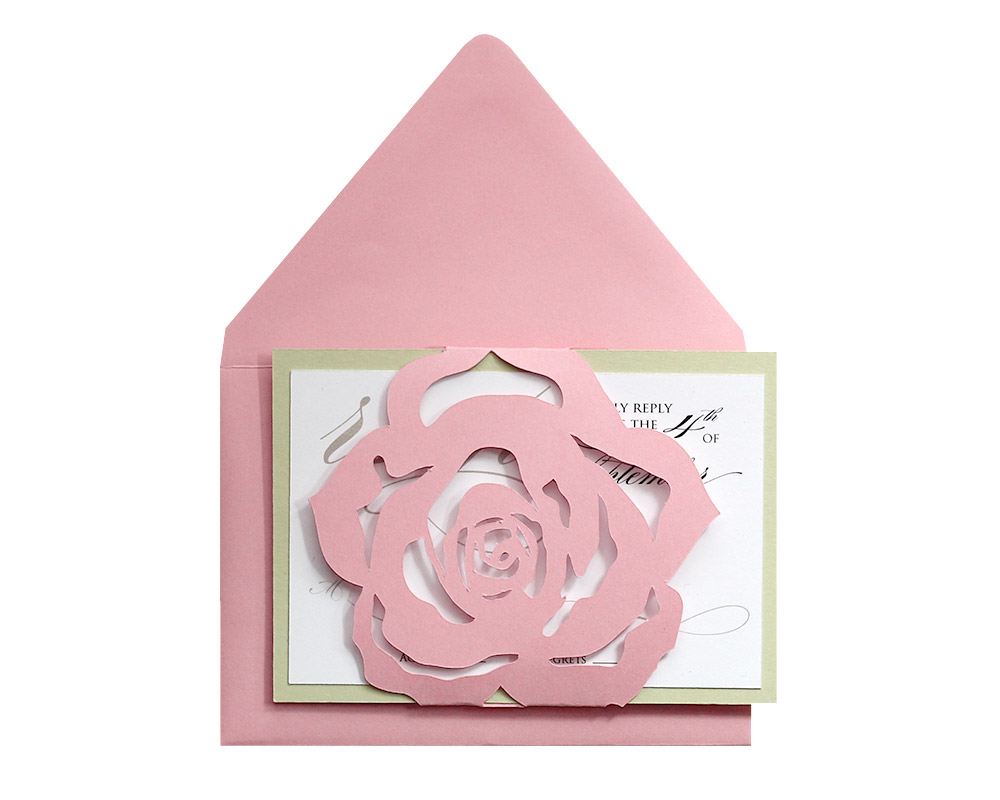 Rose RSVP Cards