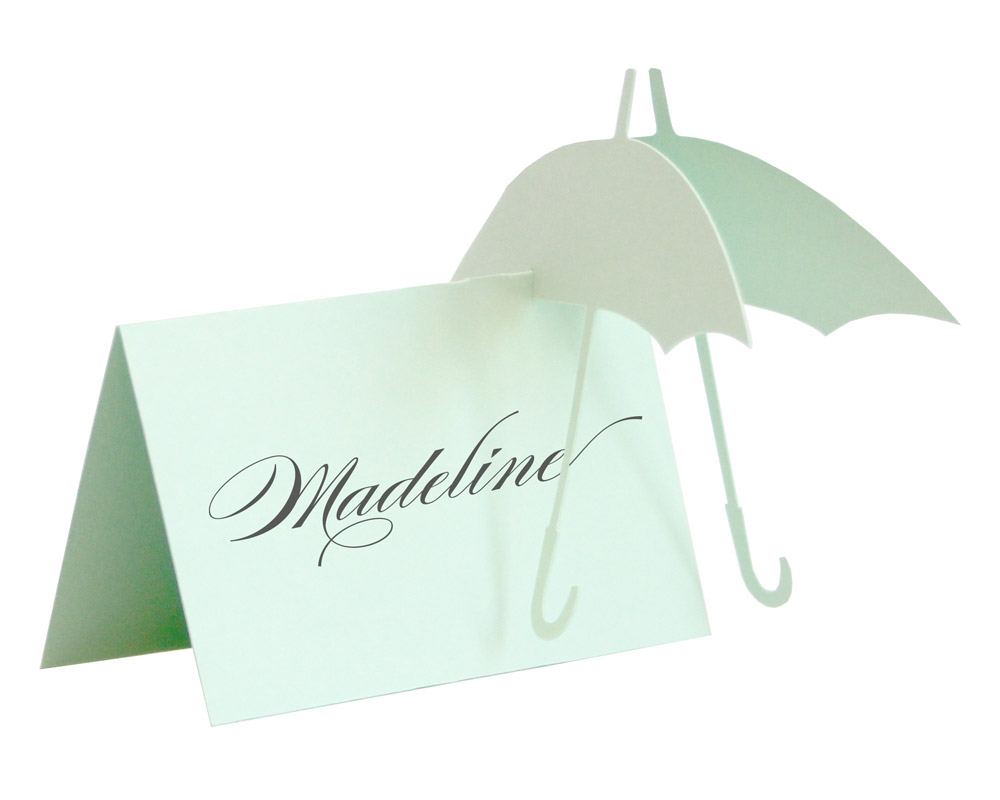 Umbrella Escort Cards